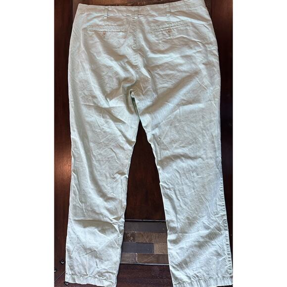 BONOBOS Men Wednesday Straight Fit 100% Cotton Chino Pants - 38 X 32 Light Green - Picture 2 of 5